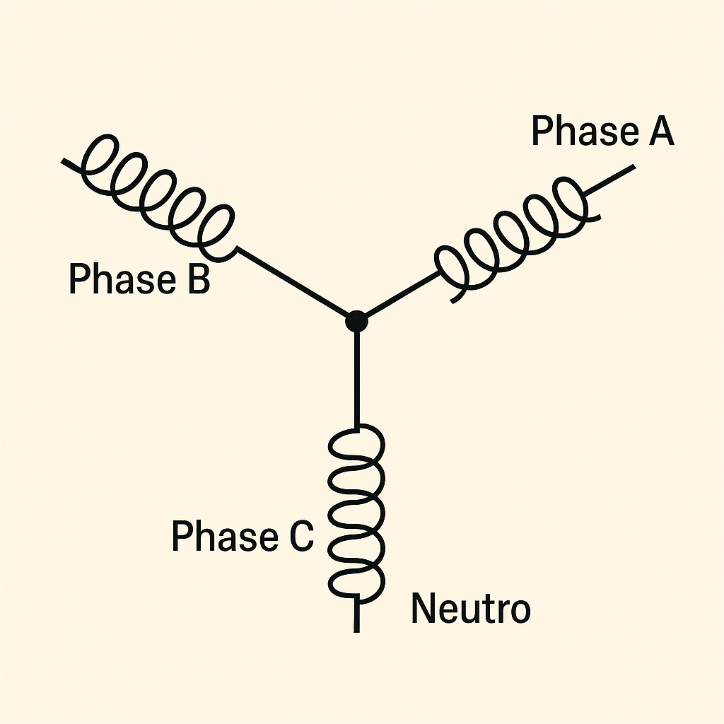 Conexión estrella Y